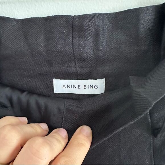 Anine Bing Thalia Linen Trousers - Picture 8 of 10